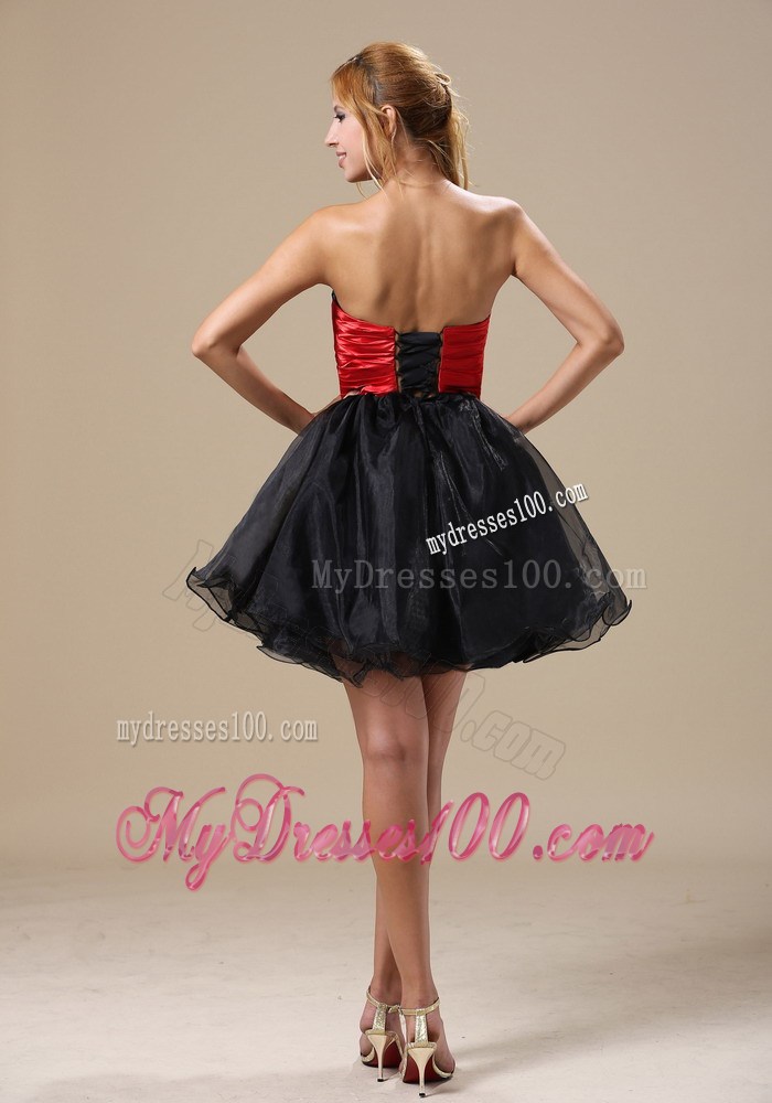 Montana Princess Mini-length Beaded Black and Red 2013 Party Dresses