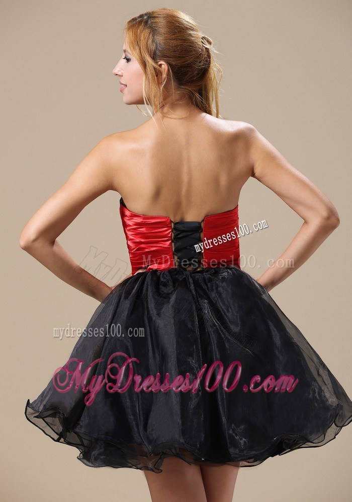 Montana Princess Mini-length Beaded Black and Red 2013 Party Dresses