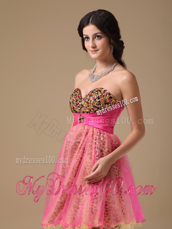 2013 Multi-color Princess Sweetheart Beading Short Party Dresses