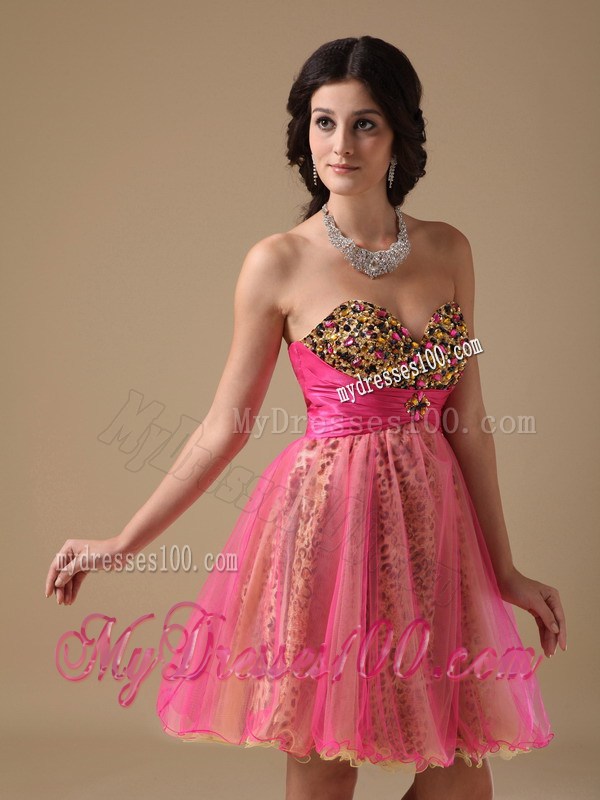 2013 Multi-color Princess Sweetheart Beading Short Party Dresses