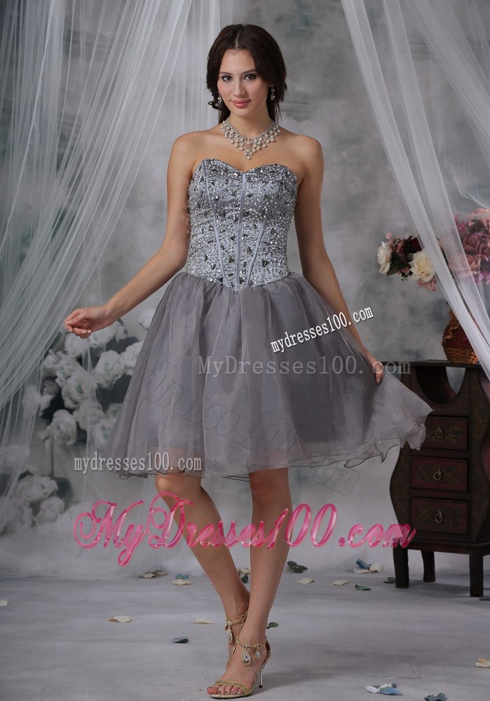 Lovely 2013 Summer Princess For Party Dress Beaded Knee-length