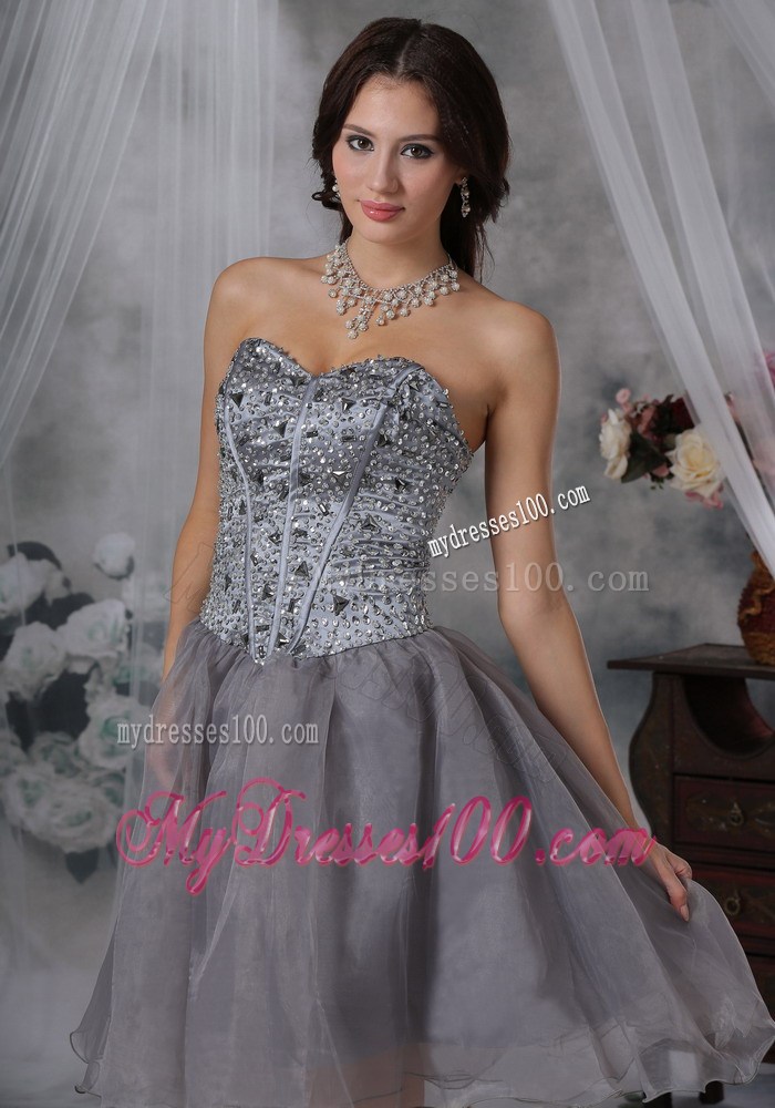 Lovely 2013 Summer Princess For Party Dress Beaded Knee-length