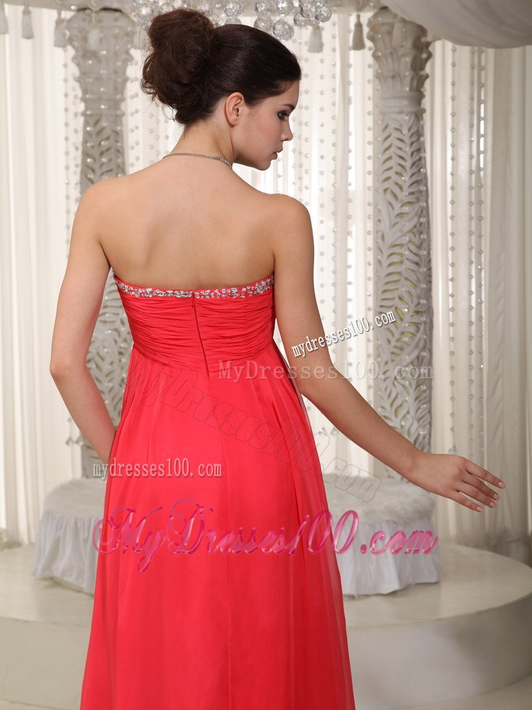 Special Fabric Beading Sweetheart V-neck 2013 Lovely Party Dress