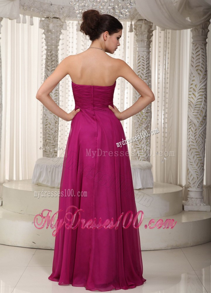 Popular Empire Strapless Floor-length Beading Prom Party Dresses