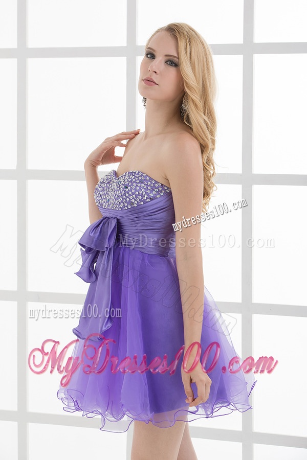 A-line Strapless Sleeveless Beading and Ruching Evening Dress