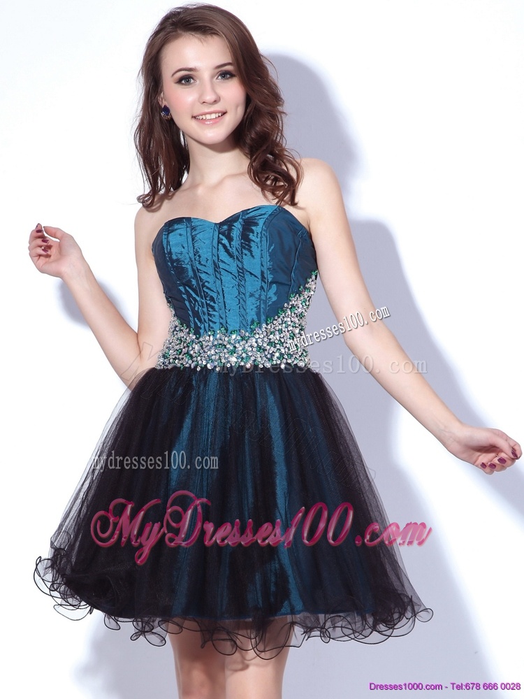 Multi Color Sweetheart Sequined and Ruffled Evening Dresses for 2016