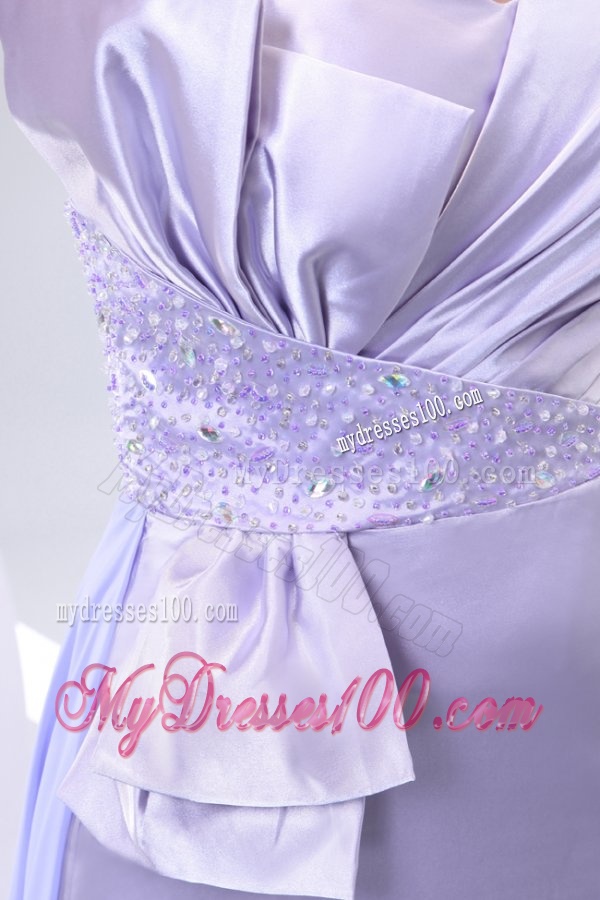 Popular Sweetheart Court Train Elastic Woven Satin Evening Dresses with Beading