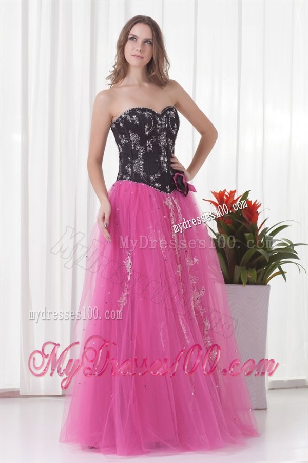 Princess Sweetheart Tulle Lace Up Beading Evening Dress in Pink
