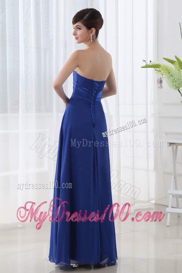 Sweetheart Empire Backless Beading Evening Dress