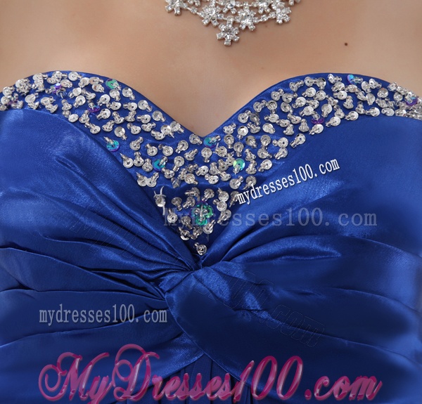Sweetheart Empire Backless Beading Evening Dress
