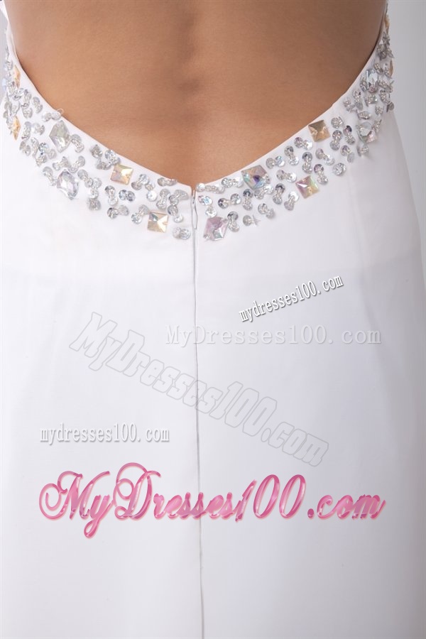 Pretty Empire Strapless Wedding Dress with Beading Ankle-length