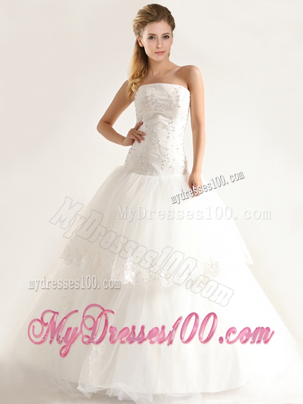 Stylish Mermiand Wedding Dresses with Appliques and Beading