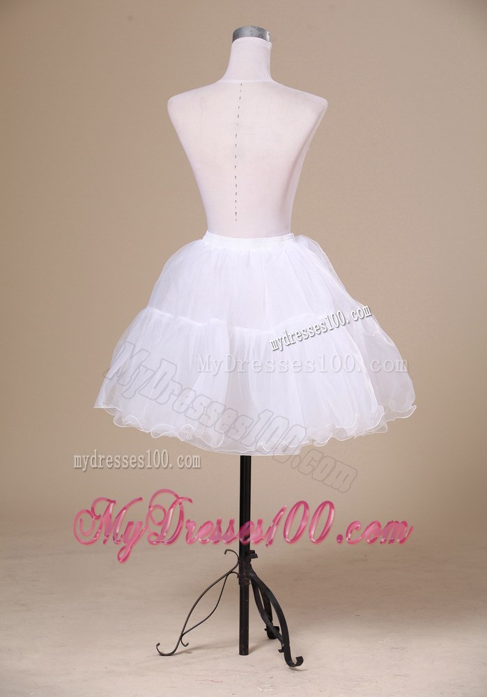 2013 New Arrival White Mini-length Petticoat