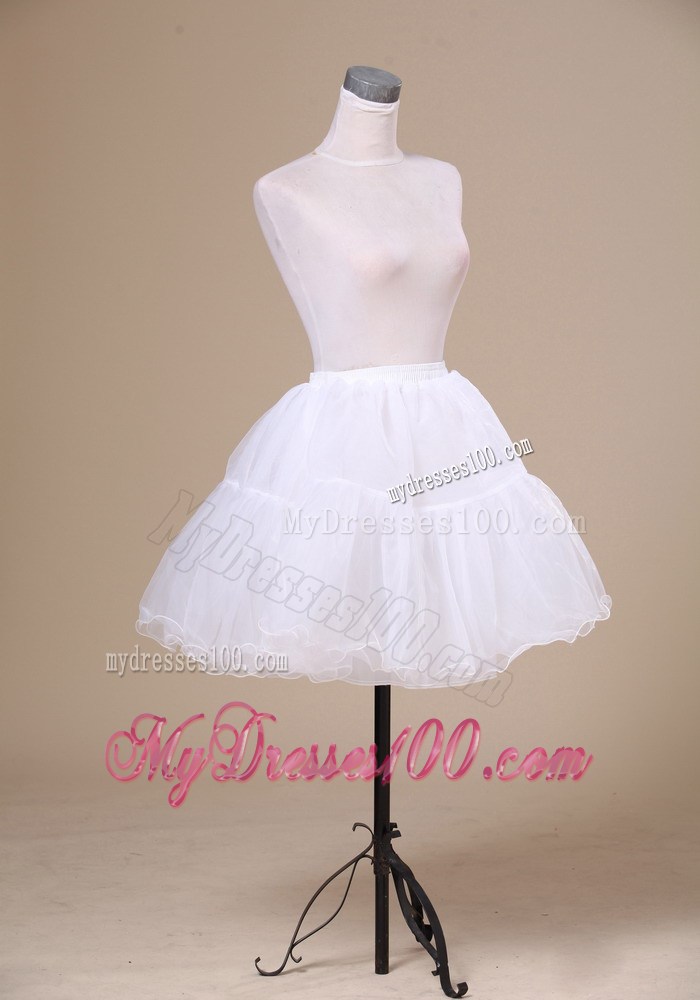 2013 New Arrival White Mini-length Petticoat