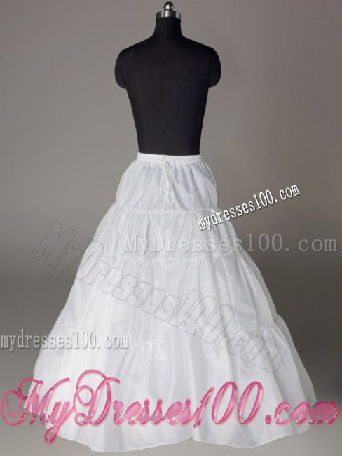 A-line Taffeta Floor-length Wedding Petticoat