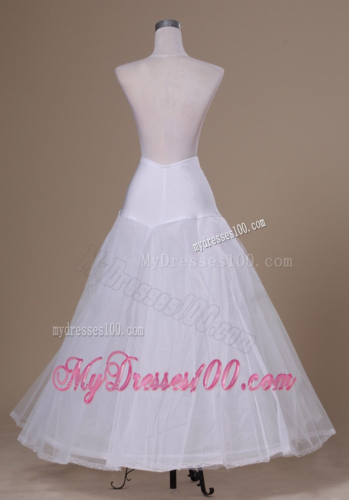 Beautiful A-line Floor-length Tulle and Organza Wedding Petticoat