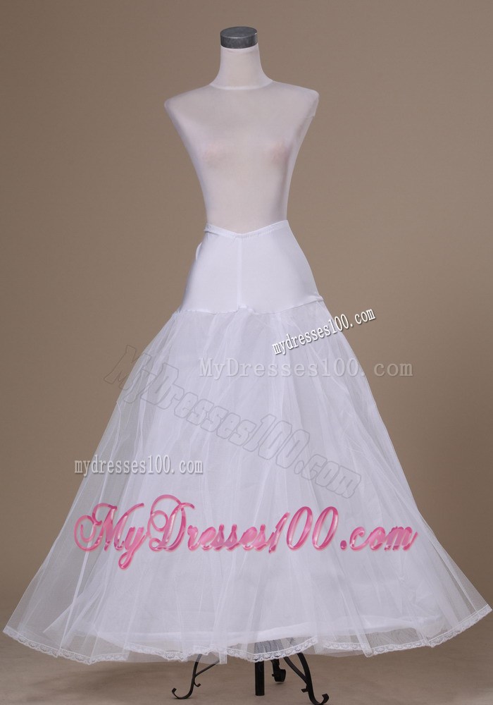 Beautiful A-line Floor-length Tulle and Organza Wedding Petticoat