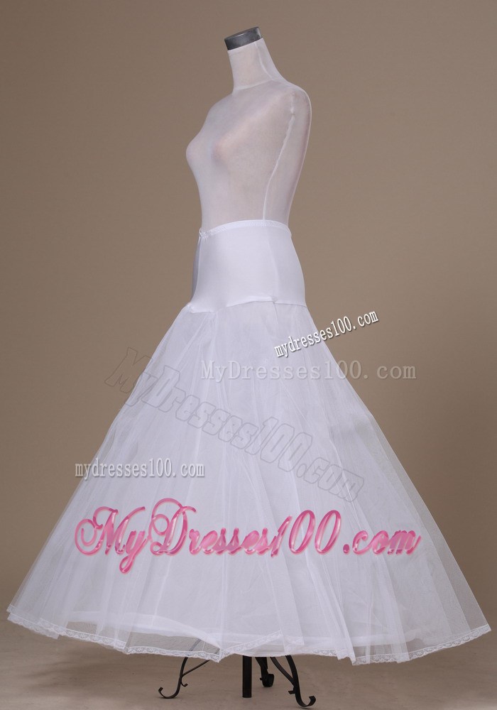 Beautiful A-line Floor-length Tulle and Organza Wedding Petticoat