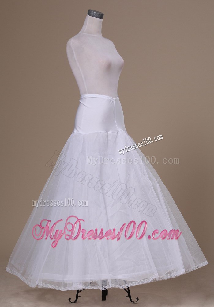 Beautiful A-line Floor-length Tulle and Organza Wedding Petticoat