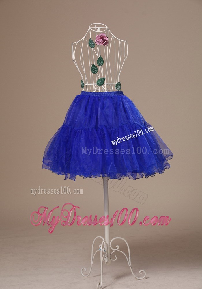 Custom Made 2013 Peacock Blue Petticoat