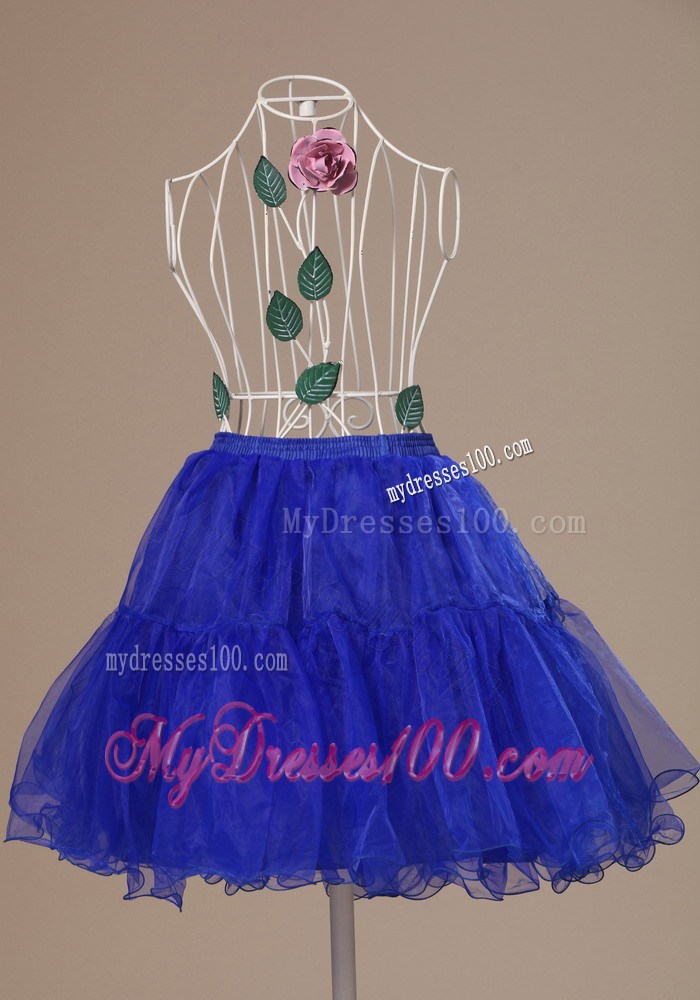 Custom Made 2013 Peacock Blue Petticoat