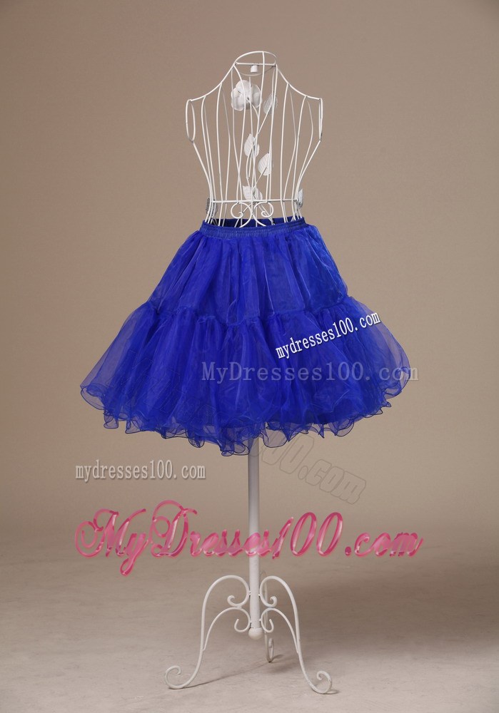 Custom Made 2013 Peacock Blue Petticoat