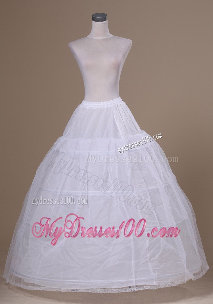 Fashionable Tulle and Organza Floor-length Wedding Petticoat