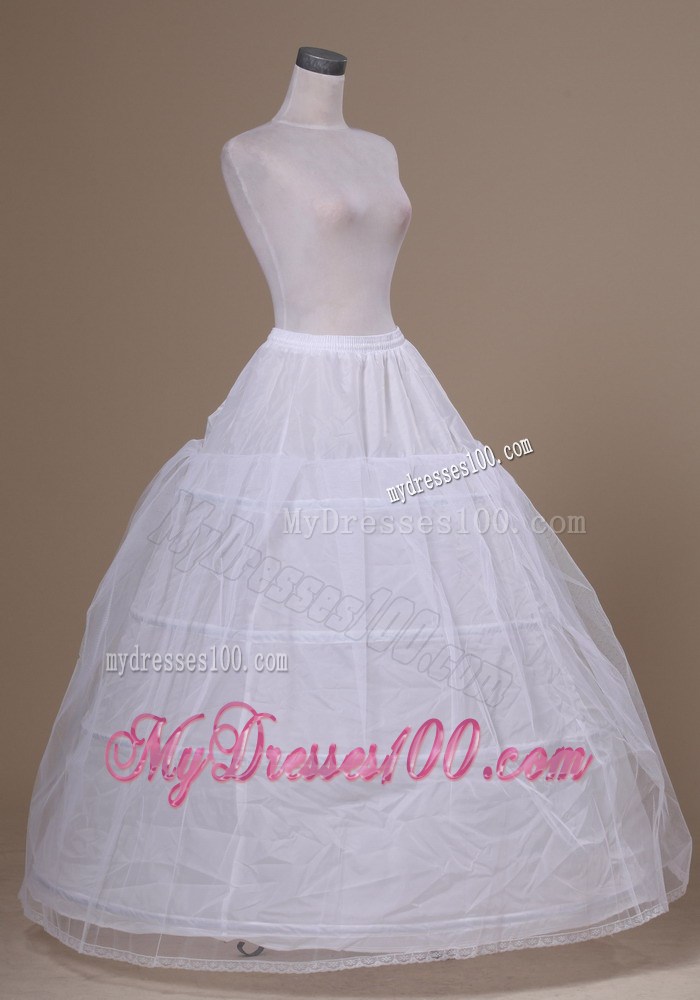 Fashionable Tulle and Organza Floor-length Wedding Petticoat