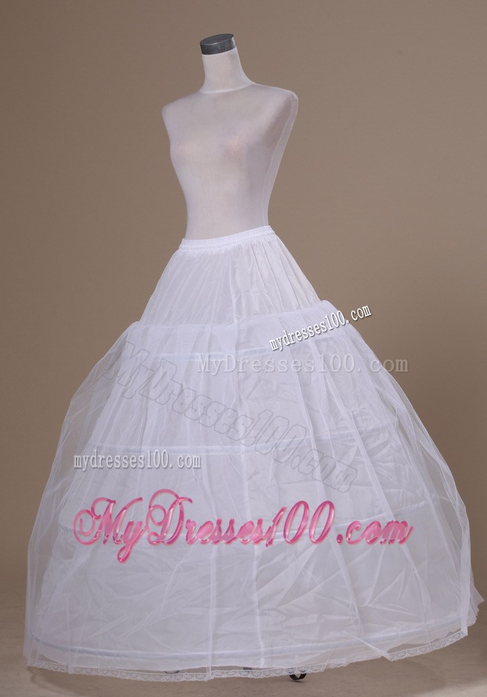 Fashionable Tulle and Organza Floor-length Wedding Petticoat