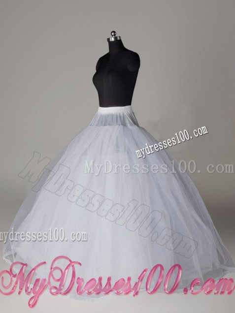 Hot Selling Organza Ball Gown Floor-length Wedding Petticoat