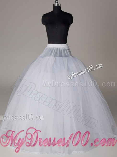 Hot Selling Organza Ball Gown Floor-length Wedding Petticoat