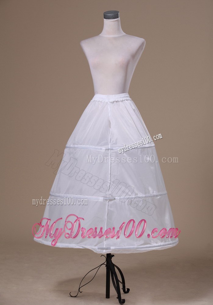 Modest Organza Floor-length Wedding Petticoat