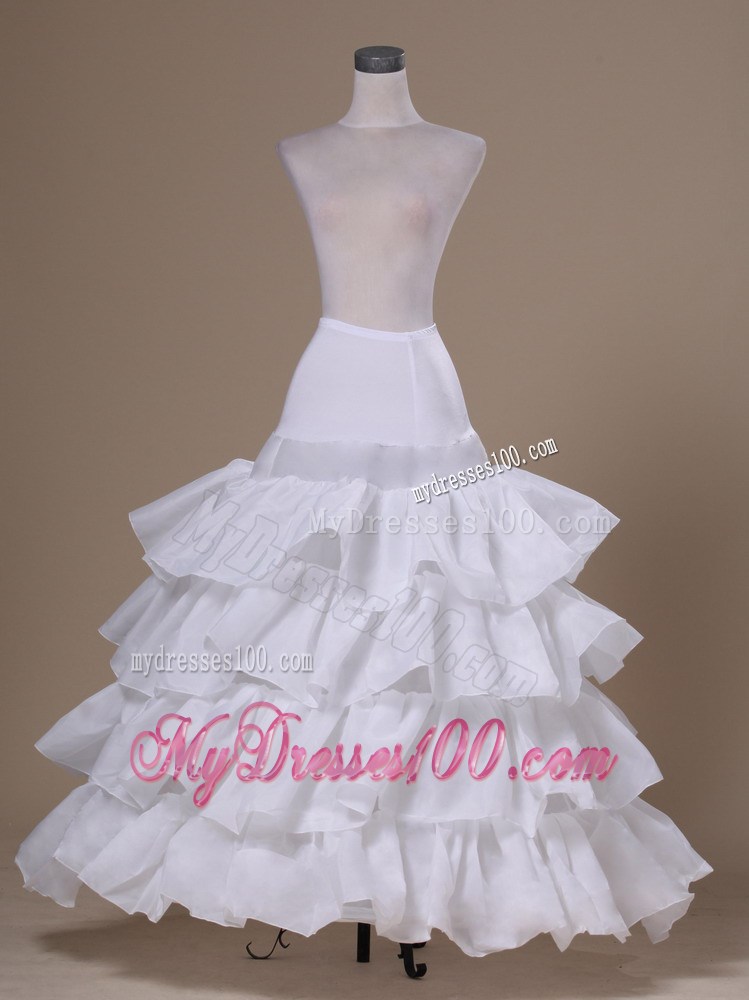 Ruffled Layers Ball Gown Taffeta For Prom Petticoats