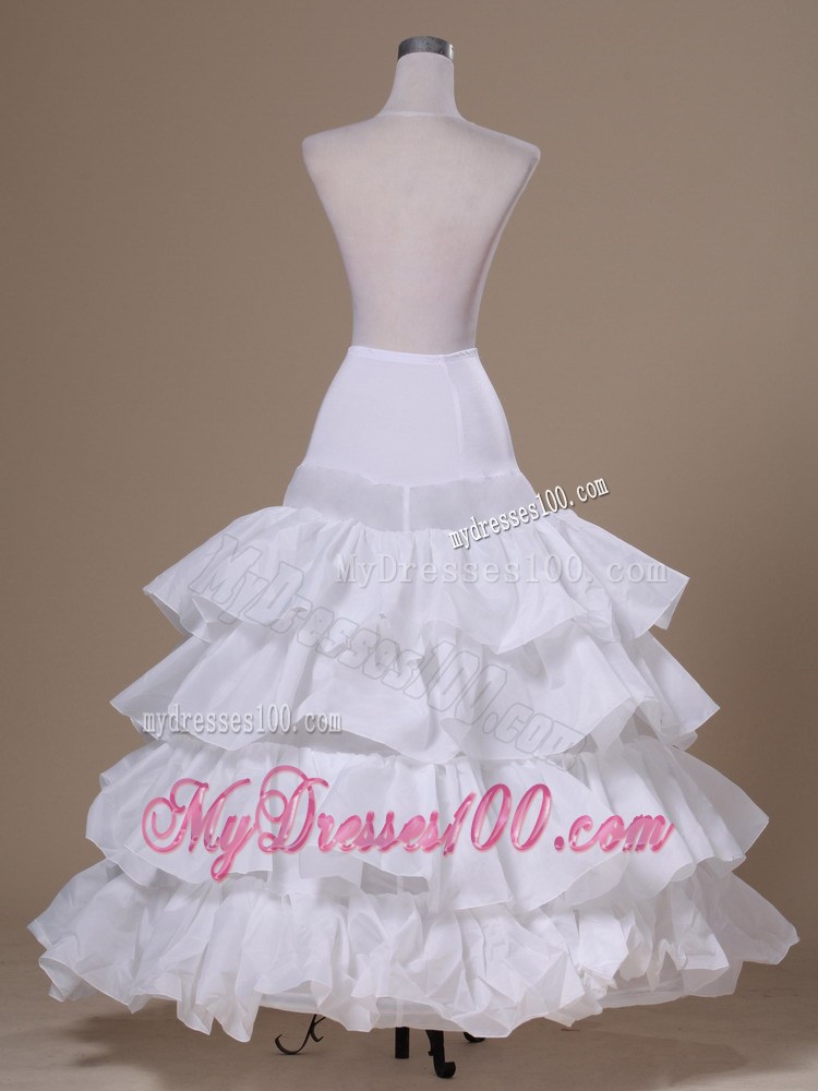 Ruffled Layers Ball Gown Taffeta For Prom Petticoats