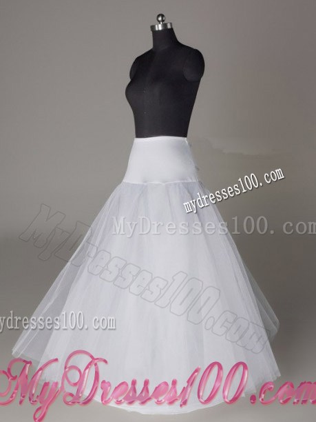 Tulle A-line Floor-length Wedding Petticoat
