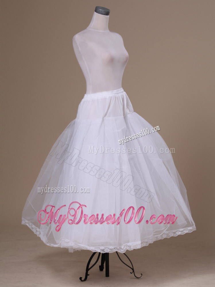 Tulle Floor-length White Petticoat