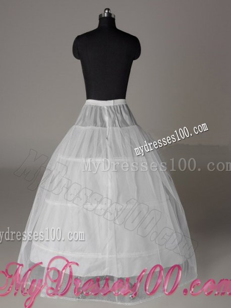 Two Layers Ball Gown Floor-length Wedding Petticoat