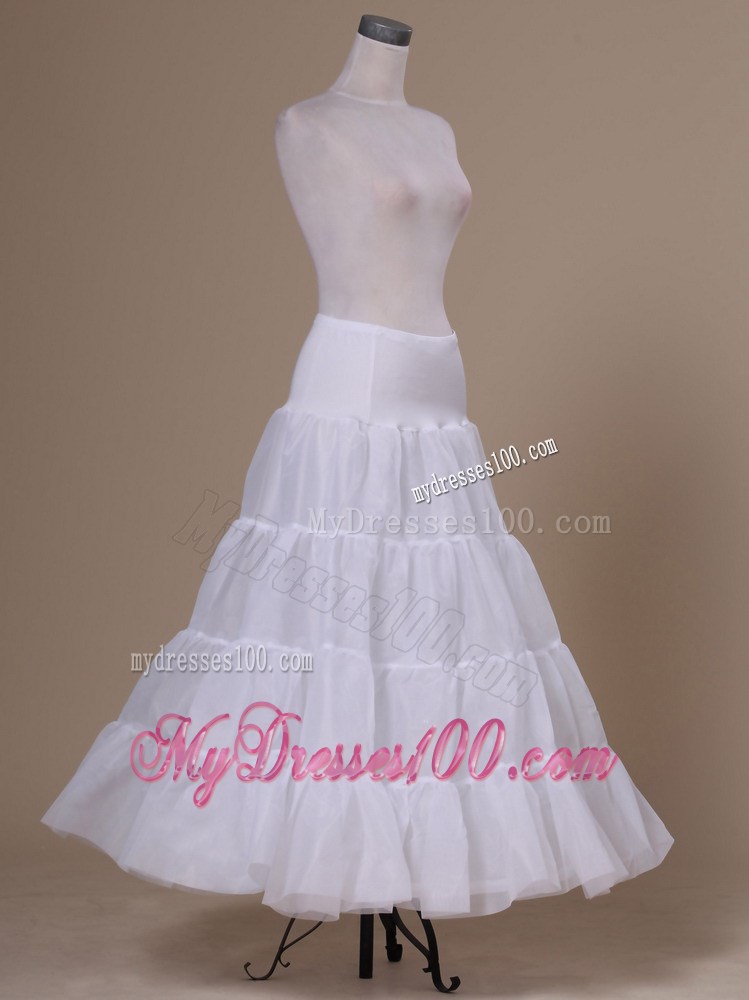White Organza Hot Selling Floor-length Petticoat