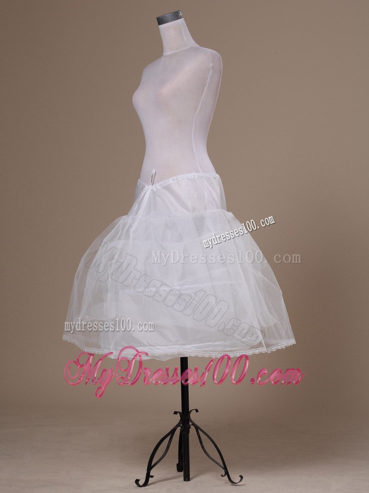 White Tulle Mini-length Petticoat