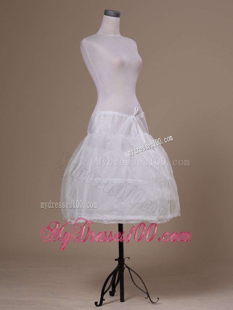 White Tulle Mini-length Petticoat