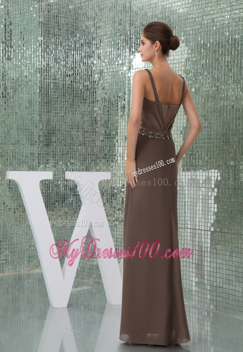 Elegant Beaded Mother Of The Bride Dress with Straps Custom Made