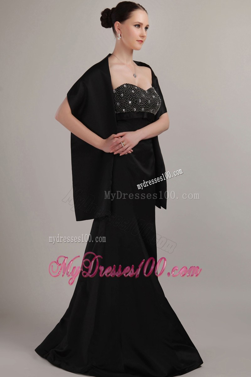 Beaded Sweetheart Trumpet Style Mother Of The Bride Dress 2013