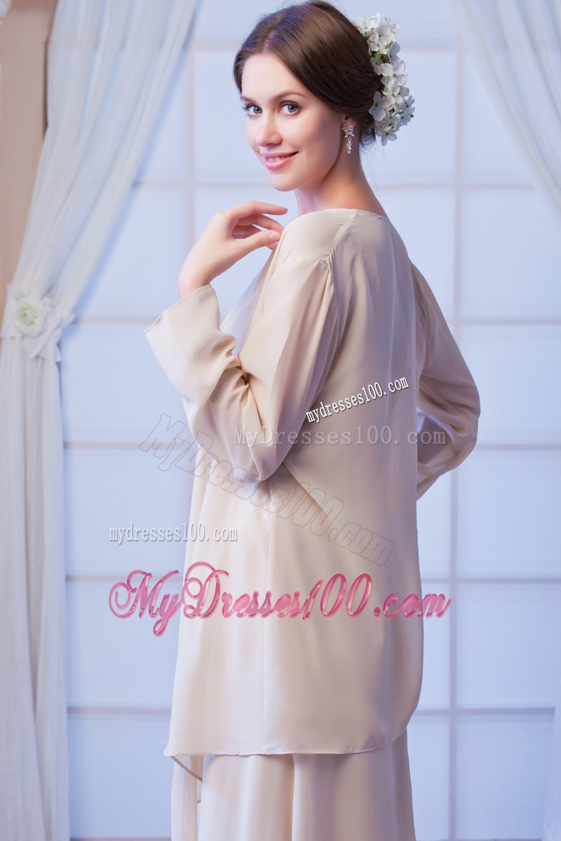 Champagne Feet-length Strapless Mother Of The Groom Dresses