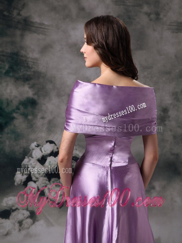 Off The Shoulder Two-toned Lavender Mothers Dresses with Flowers