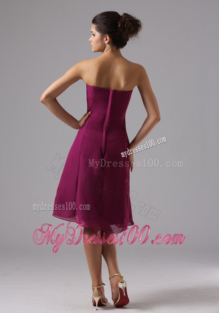 Plus Size Sweetheart Short Burgundy Mothers Outfit For Weddings