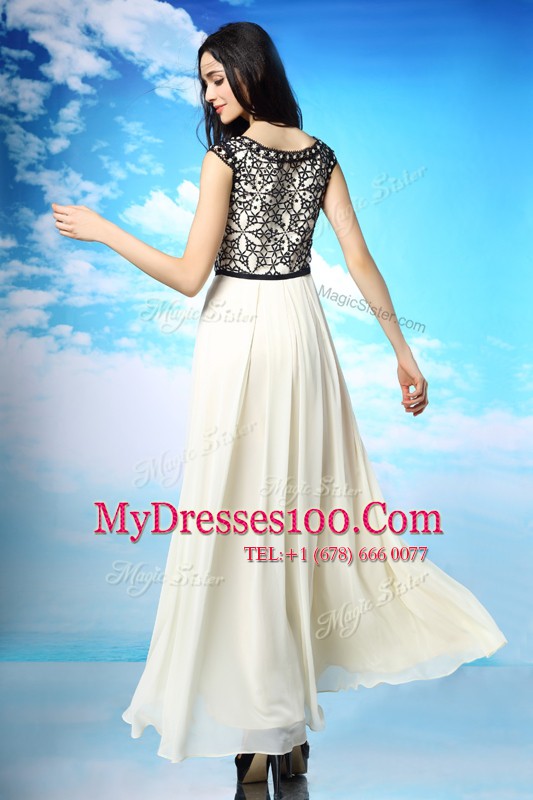 Custom Made Cap Sleeves Appliques and Bowknot Side Zipper Mother Of The Bride Dress