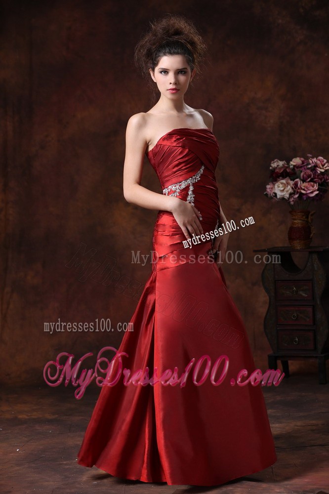 Stylish Beading Column Fitted Floor-length Prom Evening Dress