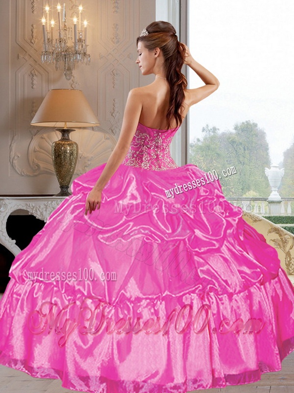 2016 Remarkable Strapless Ball Gown Quinceanera Dresses with Appliques