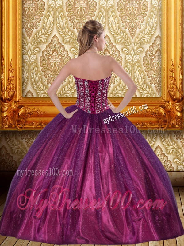 Brand New Beading Sweetheart Ball Gown Sweet 15 Dress for 2016