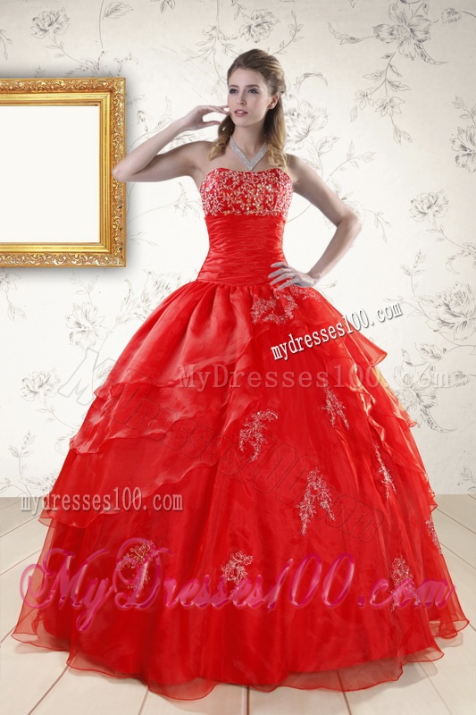 Most Popular Strapless Quinceanera Dresses for 2016